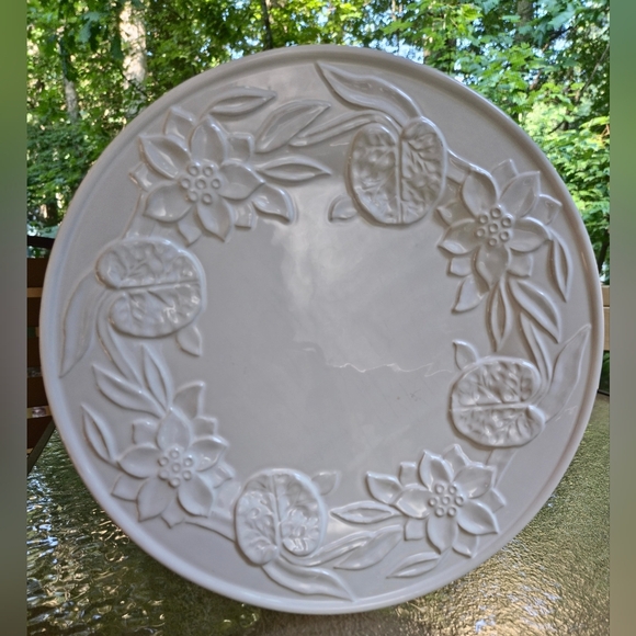 Pier 1 White Serving Platter - Picture 1 of 3